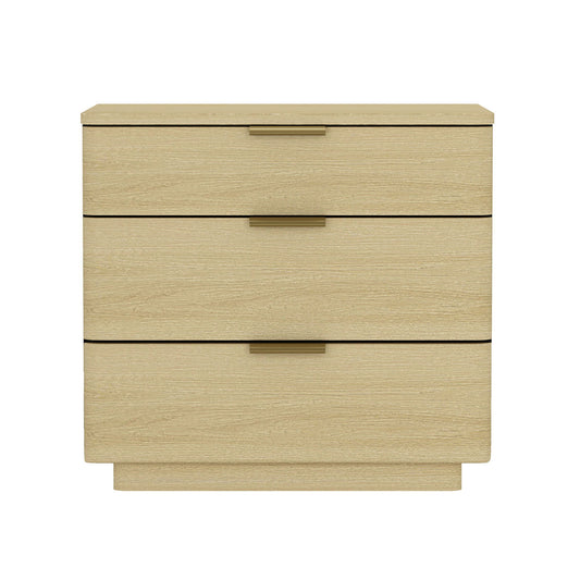 Payton - Nightstand With 3 Drawers - Oak - The Sleep Loft - Online Mattress Showroom NYC