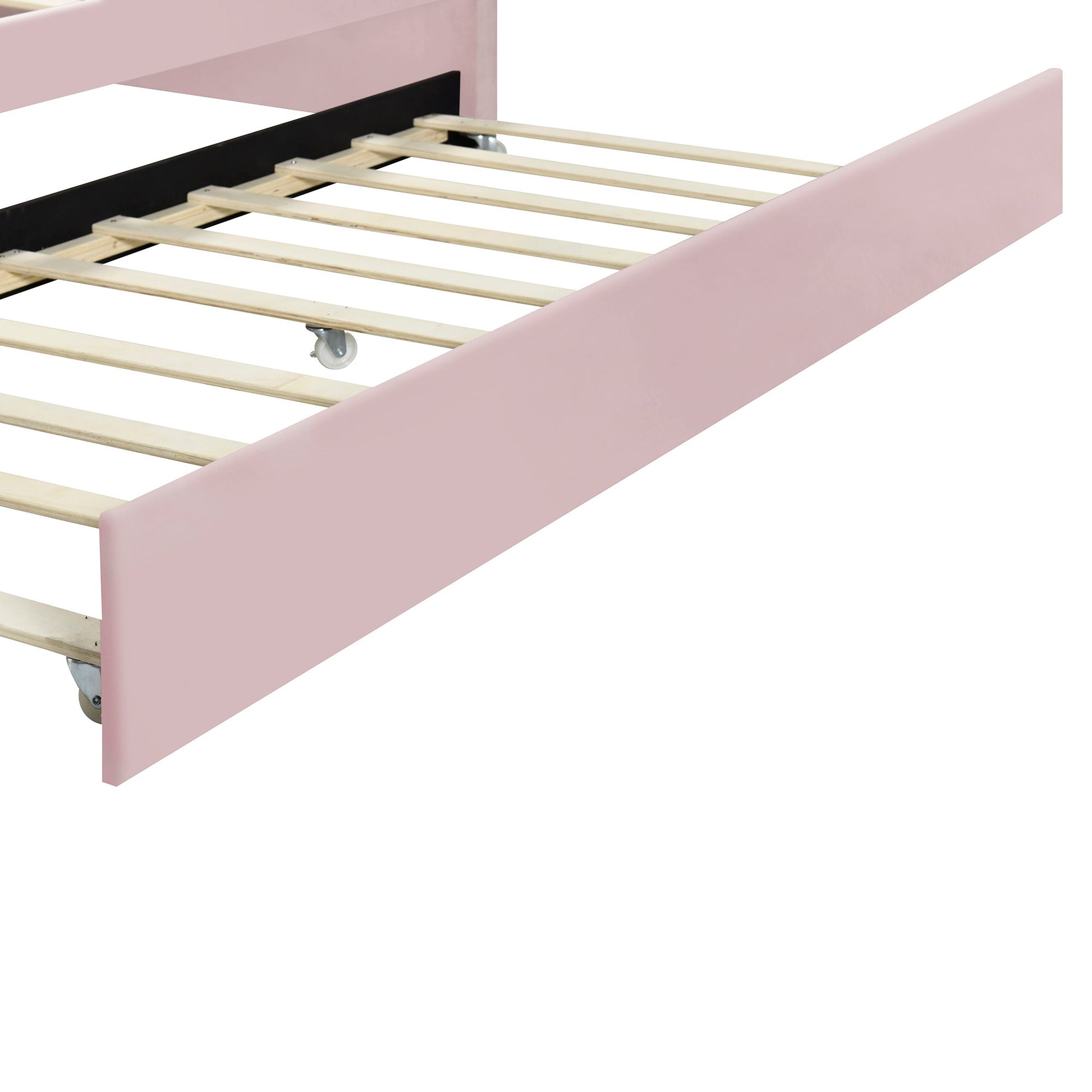 Upholstery Daybed Frame With Shell Shaped Backrest - The Sleep Loft - Online Mattress Showroom NYC