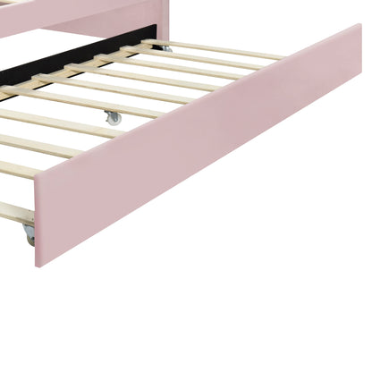 Upholstery Daybed Frame With Shell Shaped Backrest - The Sleep Loft - Online Mattress Showroom NYC