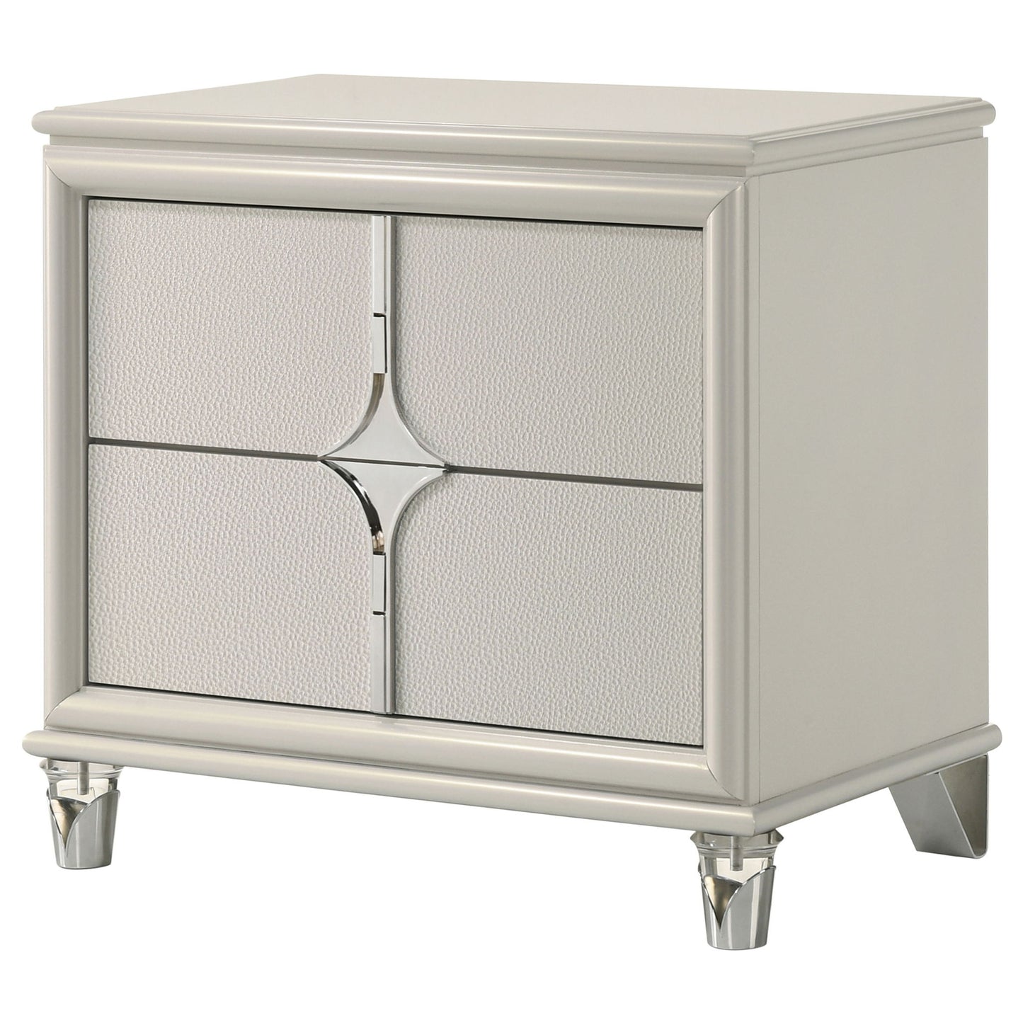 Gwendolyn - 2 Drawer Nightstand - White - The Sleep Loft - Online Mattress Showroom NYC