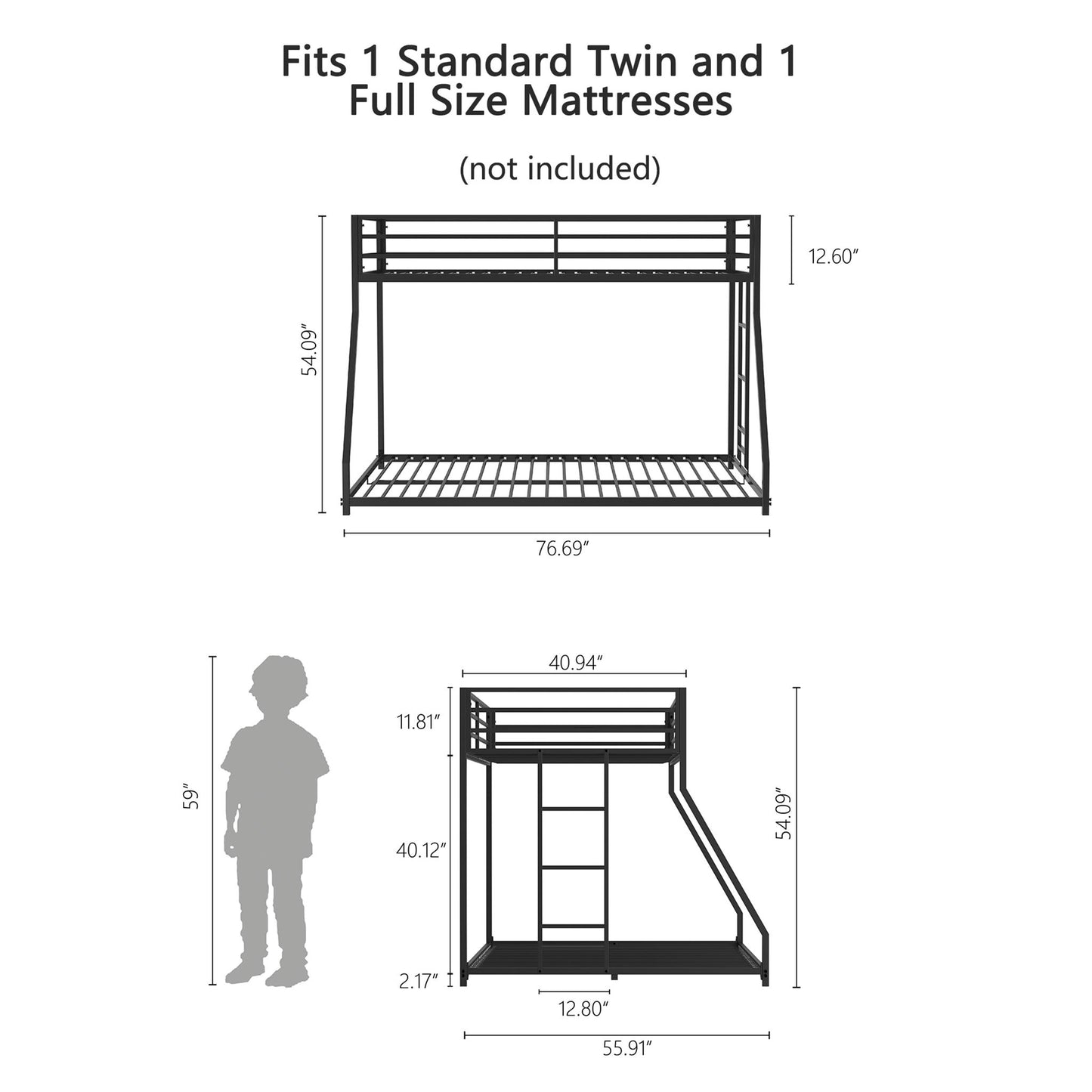 Adam - Bunk Bed - The Sleep Loft - Online Mattress Showroom NYC