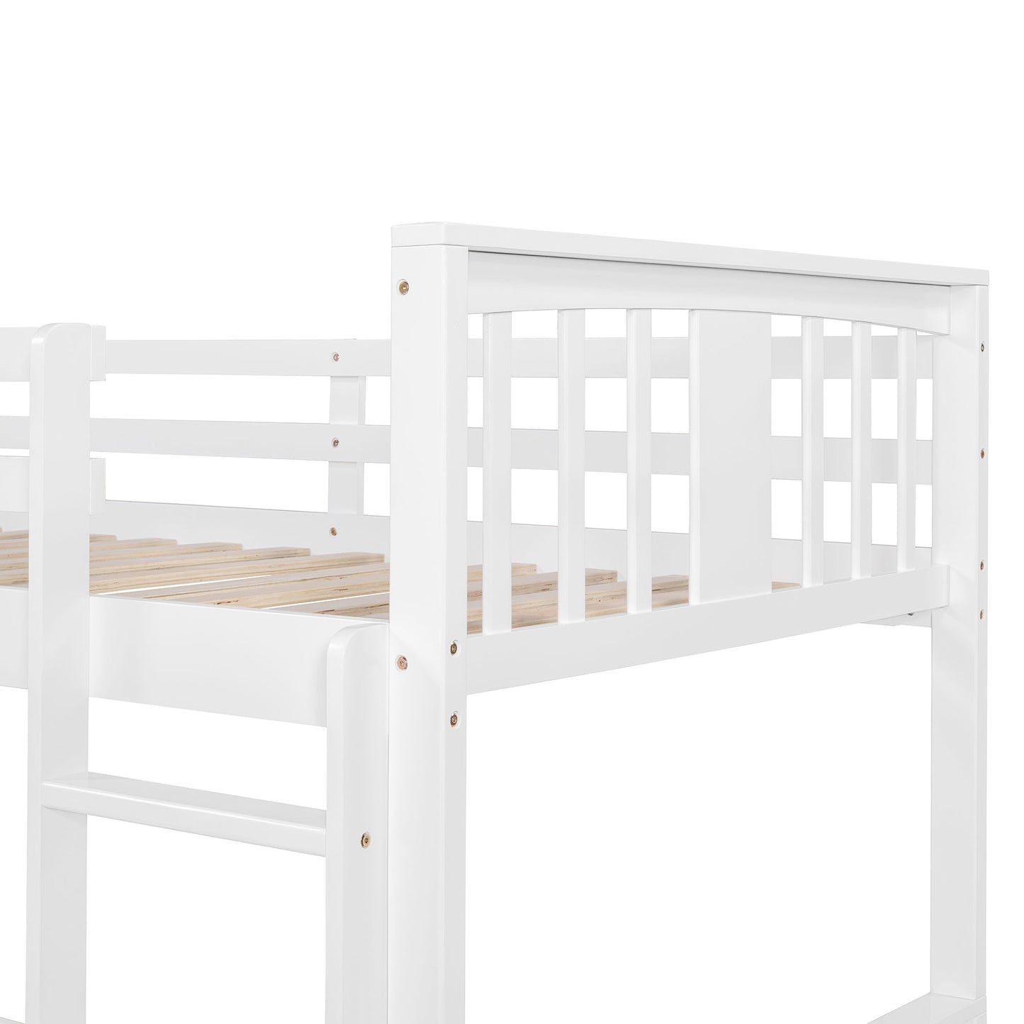 Bunk Bed With Convertible Ladder And Slide - The Sleep Loft - Online Mattress Showroom NYC