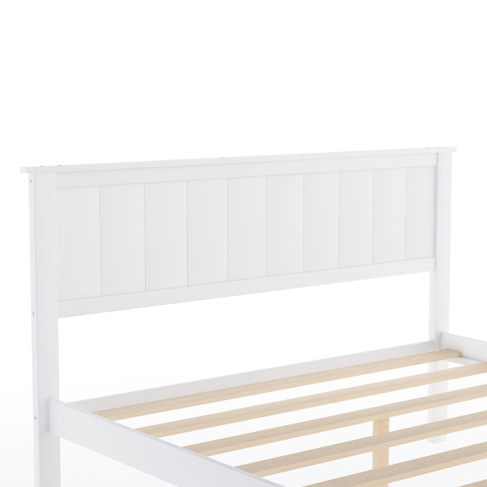 Full Size Platform Bed With Under Bed Drawers - White - The Sleep Loft - Online Mattress Showroom NYC
