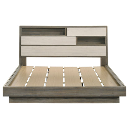 Edmondson - Bookcase Headboard Bed - The Sleep Loft - Online Mattress Showroom NYC