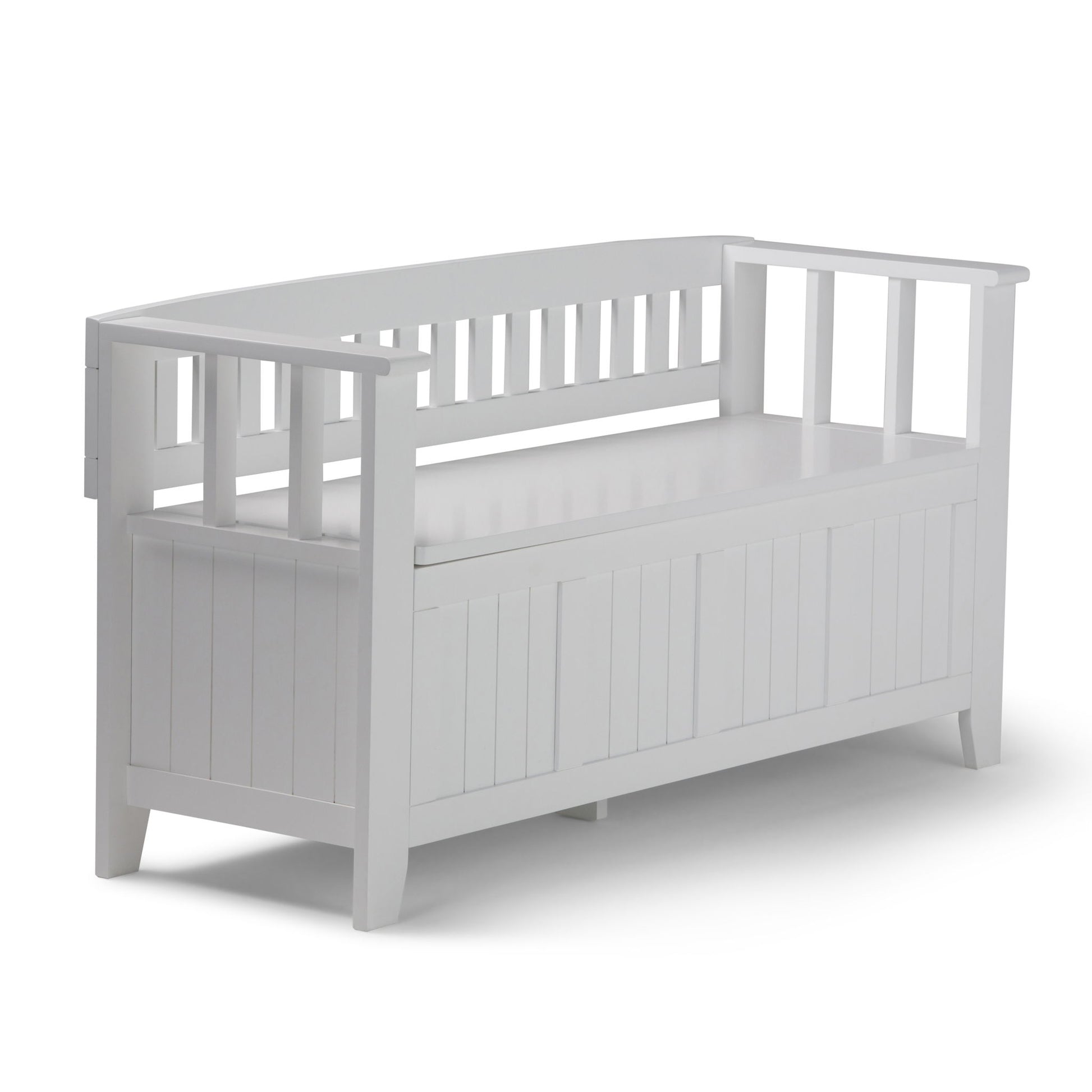 Acadian - Entryway Storage Bench, Handcrafted - The Sleep Loft - Online Mattress Showroom NYC