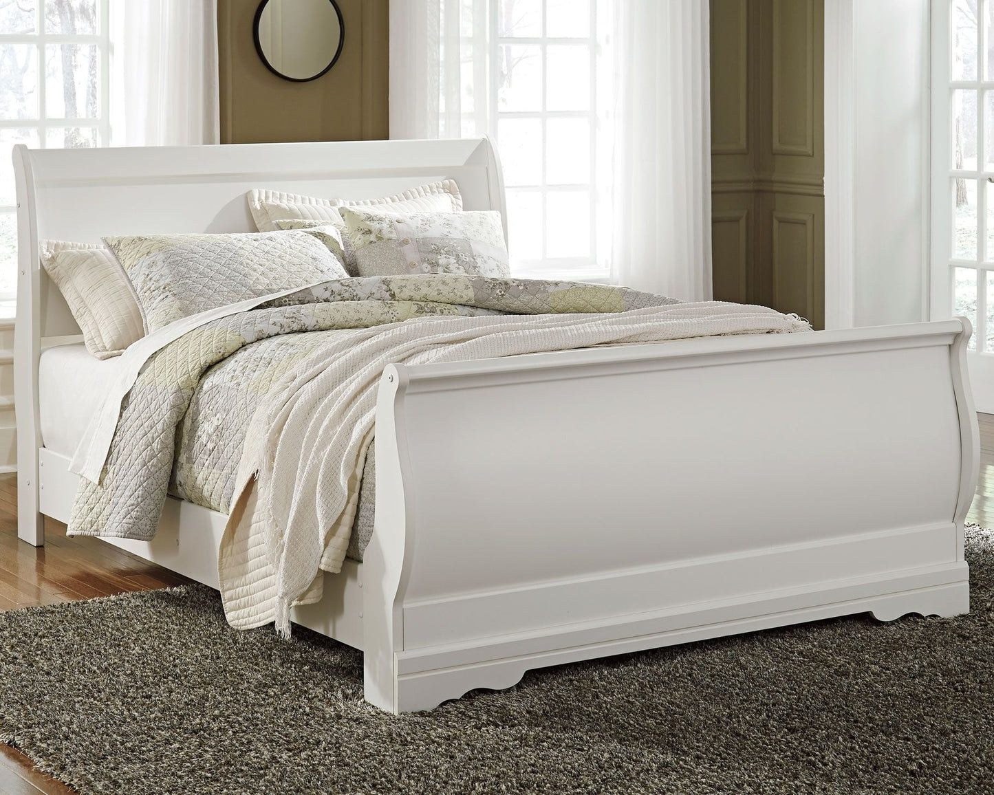 Anarasia - Sleigh Bed - The Sleep Loft - Online Mattress Showroom NYC