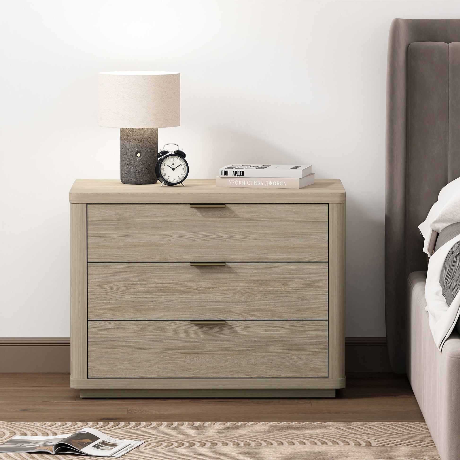 Evelyn - Nightstand - The Sleep Loft - Online Mattress Showroom NYC