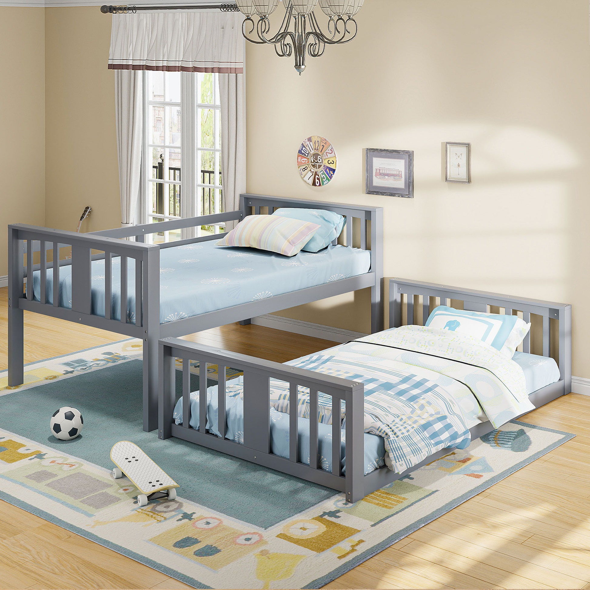 Solid Construction Bunk Bed & Ladder - The Sleep Loft - Online Mattress Showroom NYC
