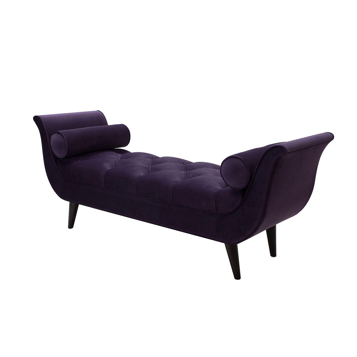 Alma - Tufted Flared Arm Entryway Bench - The Sleep Loft - Online Mattress Showroom NYC