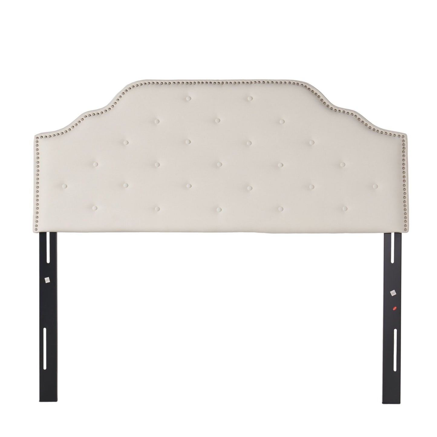 Charismatic - Size Headboard With Button Tufting And Nailhead Trim - The Sleep Loft - Online Mattress Showroom NYC