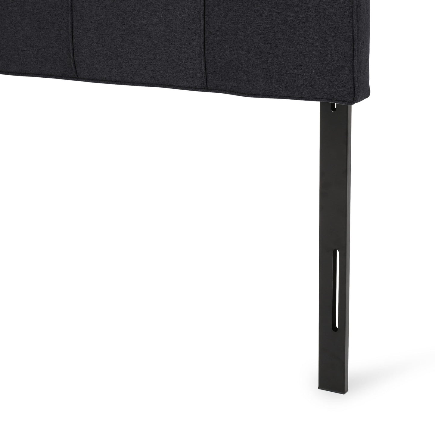 Marakesh - Contemporary Fabric Upholstered King / California King Headboard - Black - The Sleep Loft - Online Mattress Showroom NYC