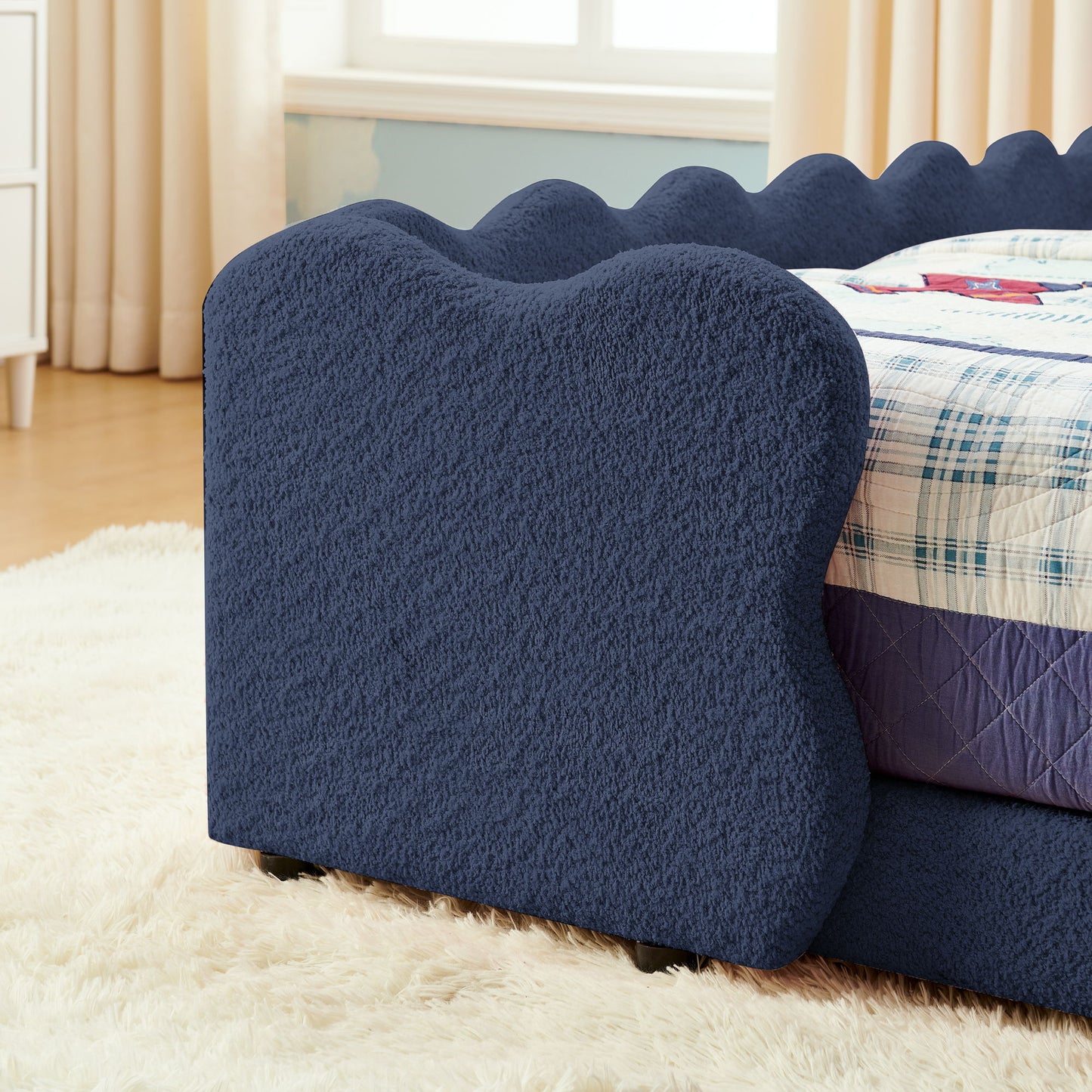 Cute Dinosaur Shaped Bed With Safety Guardrail, Toddler Frame - The Sleep Loft - Online Mattress Showroom NYC