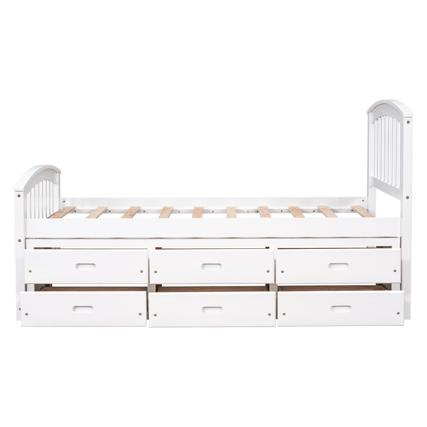 Platform Storage Bed Solid Wood Bed With 6 Drawers - The Sleep Loft - Online Mattress Showroom NYC