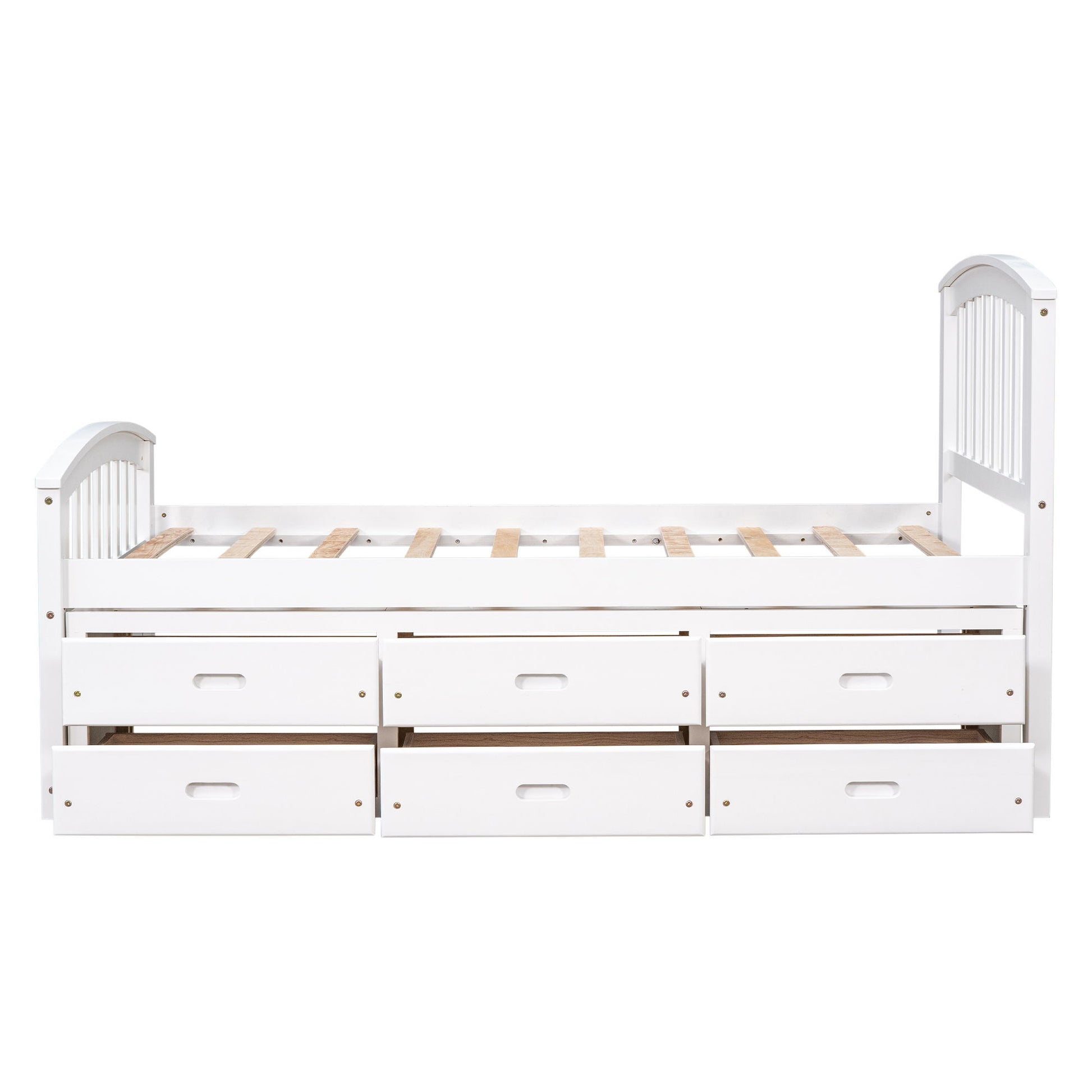 Platform Storage Bed Solid Wood Bed With 6 Drawers - The Sleep Loft - Online Mattress Showroom NYC