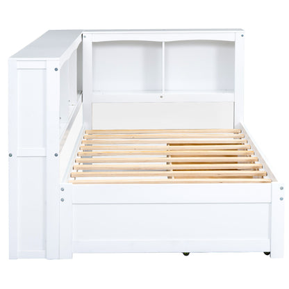 Daybed With 2 Storage Drawers, Storage Cabinets, USB Ports - The Sleep Loft - Online Mattress Showroom NYC
