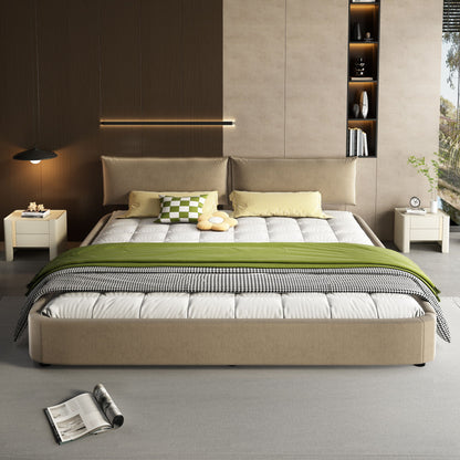 Cloud Bed Frame With Oversized Padded Movable Headboard - The Sleep Loft - Online Mattress Showroom NYC