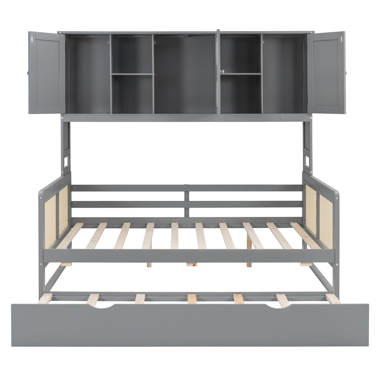 Daybed And All In One Cabinet And Shelf - The Sleep Loft - Online Mattress Showroom NYC