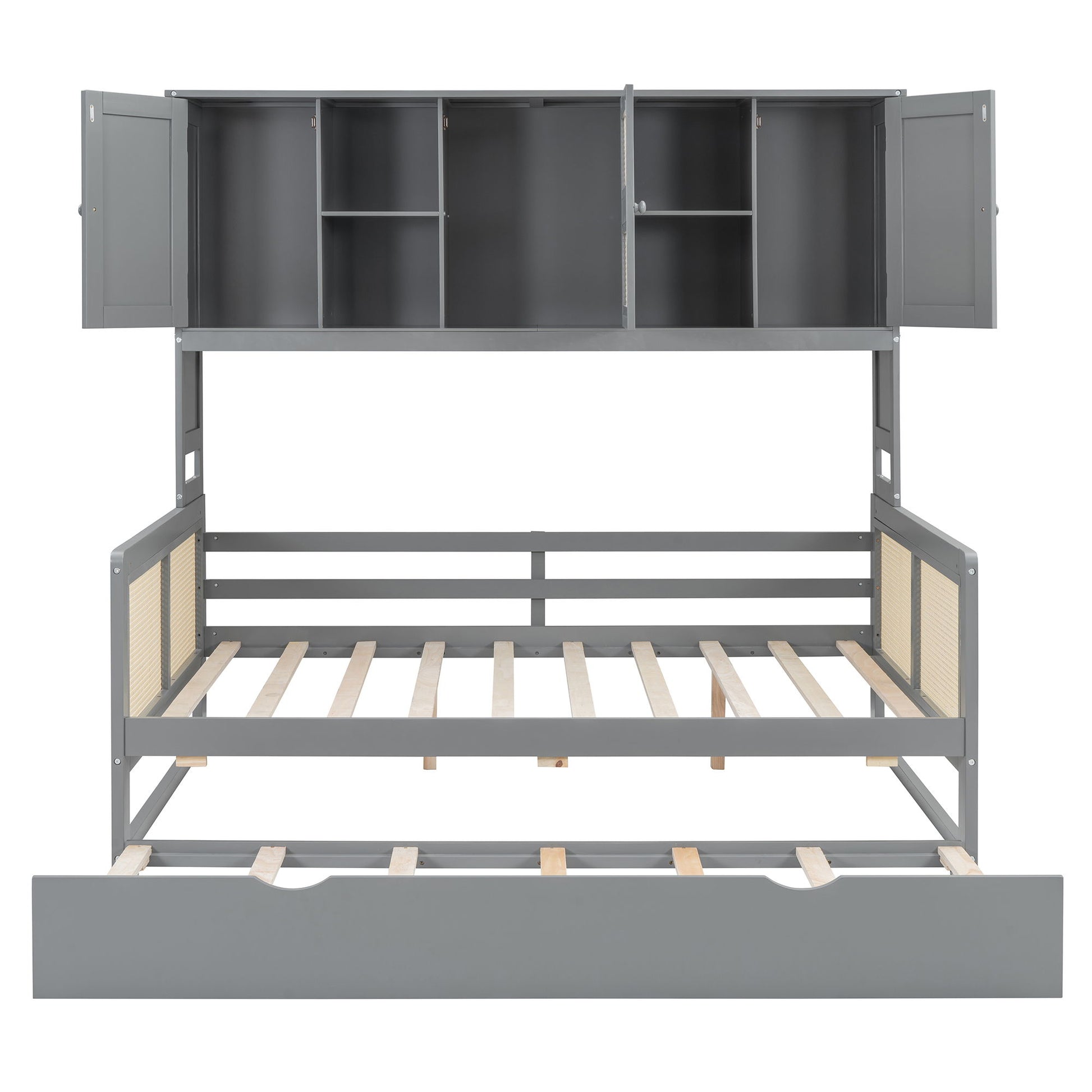 Daybed And All In One Cabinet And Shelf - The Sleep Loft - Online Mattress Showroom NYC