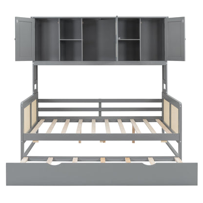 Daybed And All In One Cabinet And Shelf - The Sleep Loft - Online Mattress Showroom NYC