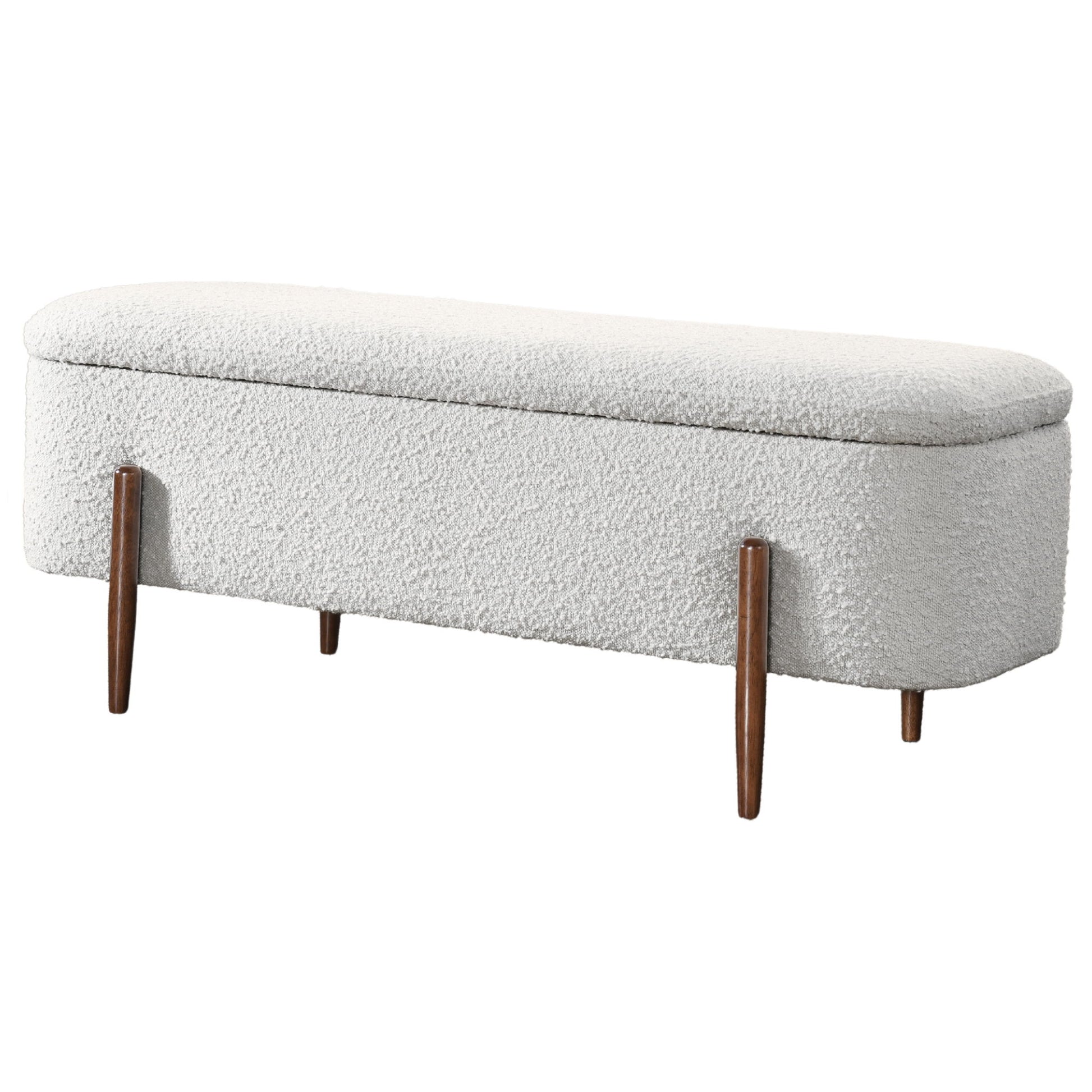 Sarna - Storage Bench - Ivory - The Sleep Loft - Online Mattress Showroom NYC