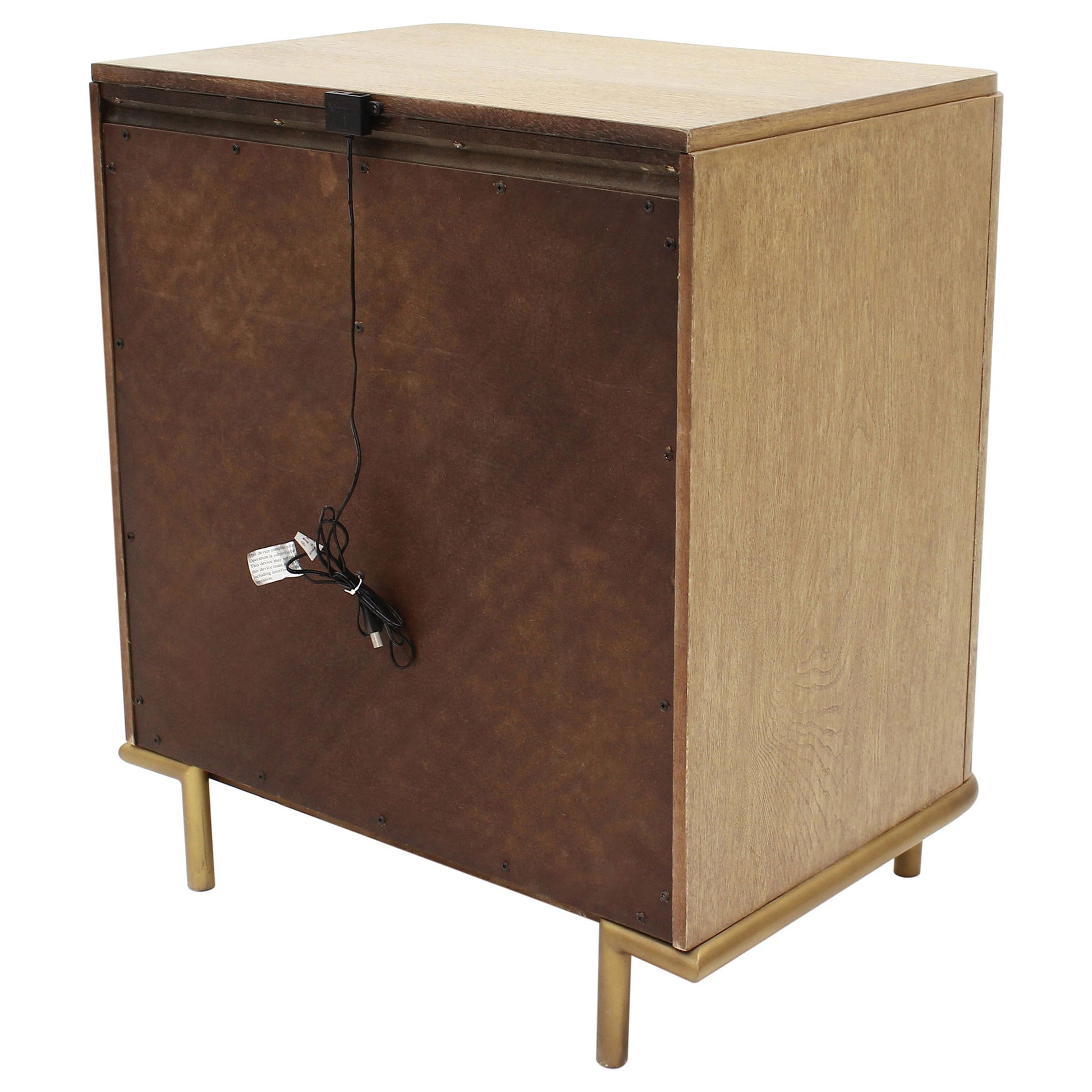 3 Drawer Nightstand With USB Ports - Brown - The Sleep Loft - Online Mattress Showroom NYC