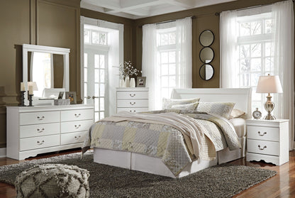 Anarasia - Sleigh Headboard With Bolt On Bed Frame - The Sleep Loft - Online Mattress Showroom NYC