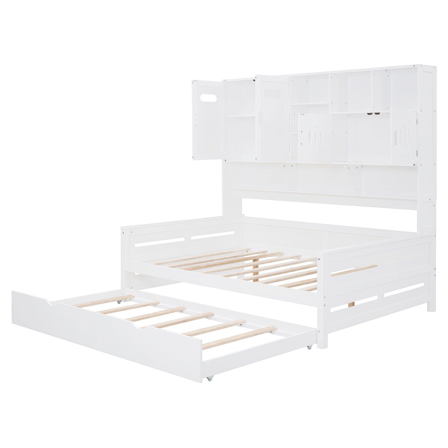 Daybed With All-In-One Cabinet And Shelf - The Sleep Loft - Online Mattress Showroom NYC
