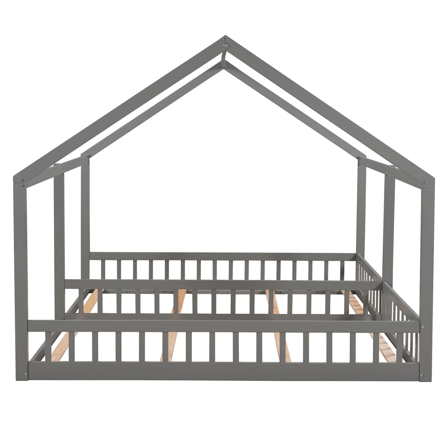 House Platform Beds, 2 Shared Beds, Metal Frame With Guardrails - The Sleep Loft - Online Mattress Showroom NYC