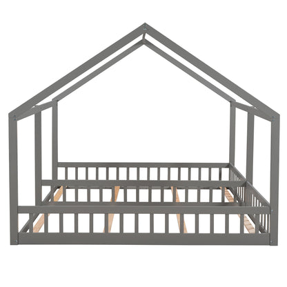 House Platform Beds, 2 Shared Beds, Metal Frame With Guardrails - The Sleep Loft - Online Mattress Showroom NYC