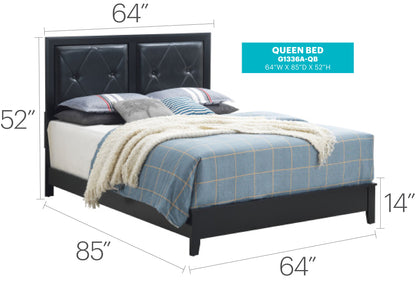 Padded Headboard Bed - The Sleep Loft - Online Mattress Showroom NYC