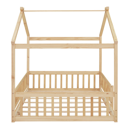 Bed House Bed Frame With Fence - The Sleep Loft - Online Mattress Showroom NYC