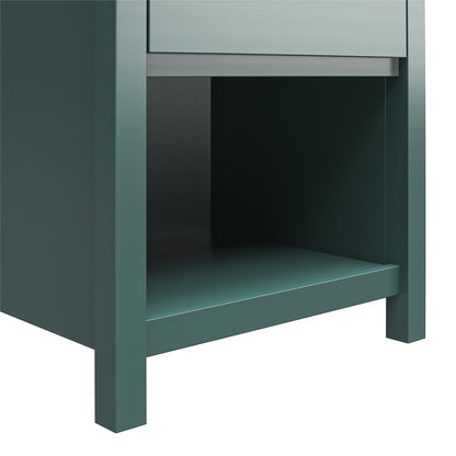 Haven - 1 Drawer Nightstand - Green - The Sleep Loft - Online Mattress Showroom NYC