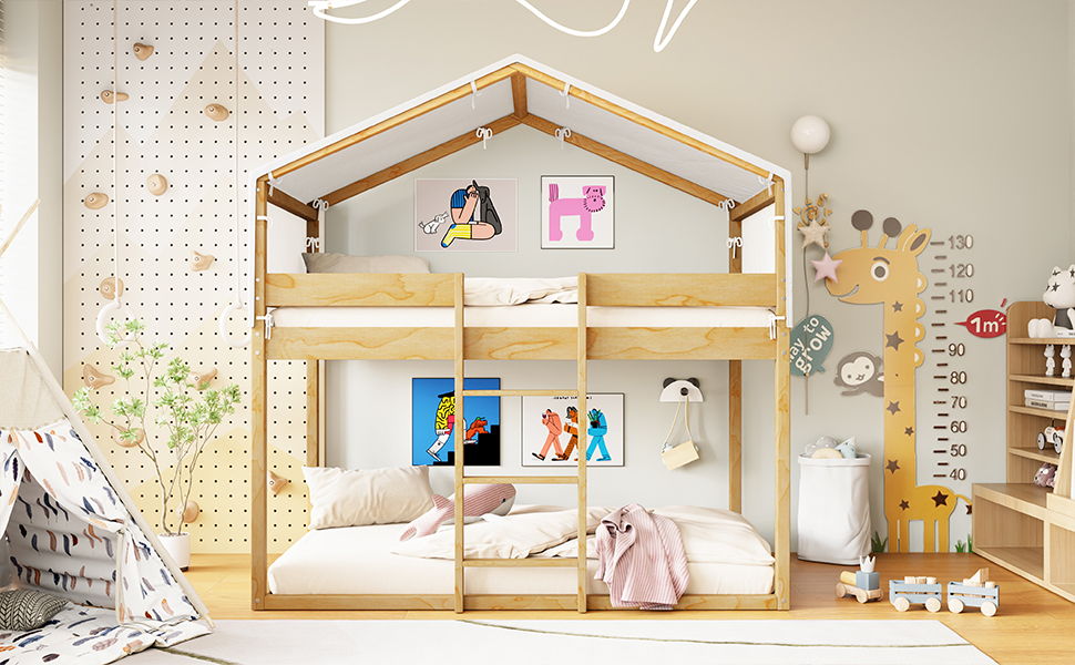 Bunk Bed With Tent - The Sleep Loft - Online Mattress Showroom NYC