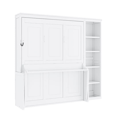 Sturdy Murphy Bed With Desk And Bookshelf - The Sleep Loft - Online Mattress Showroom NYC