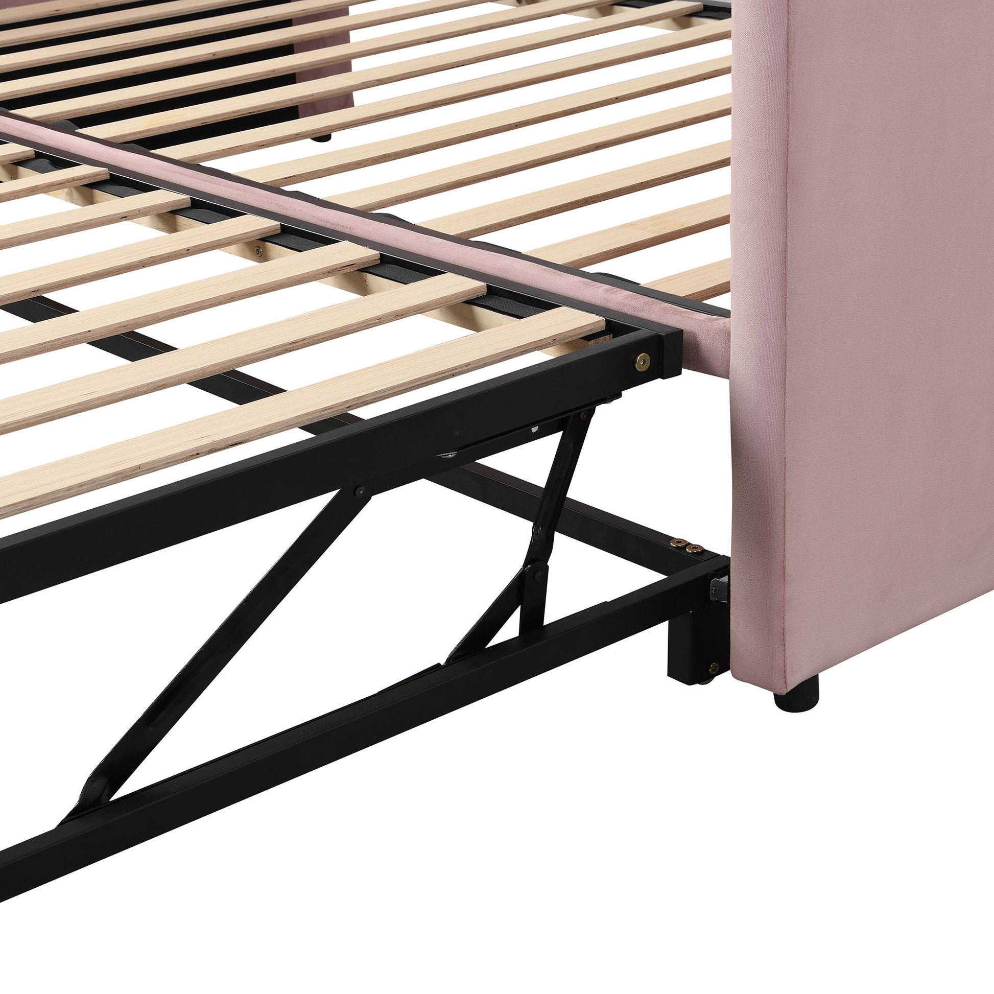 Twin Size Upholstered Daybed With Pop Up Trundle - The Sleep Loft - Online Mattress Showroom NYC