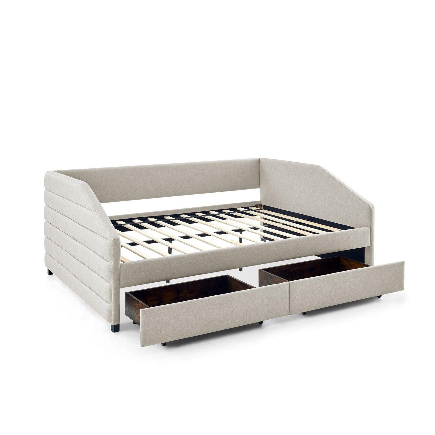 Elegant Daybed With Trundle Upholstered Tufted Sofa Bed - The Sleep Loft - Online Mattress Showroom NYC