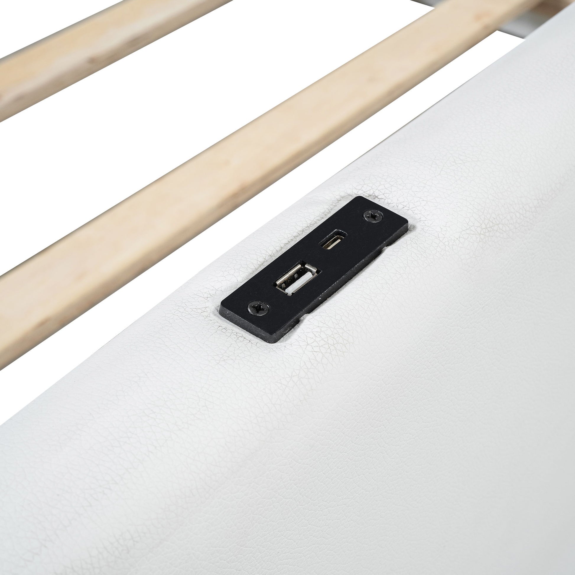 Platform Bed With Guardrail And Charging Station - The Sleep Loft - Online Mattress Showroom NYC