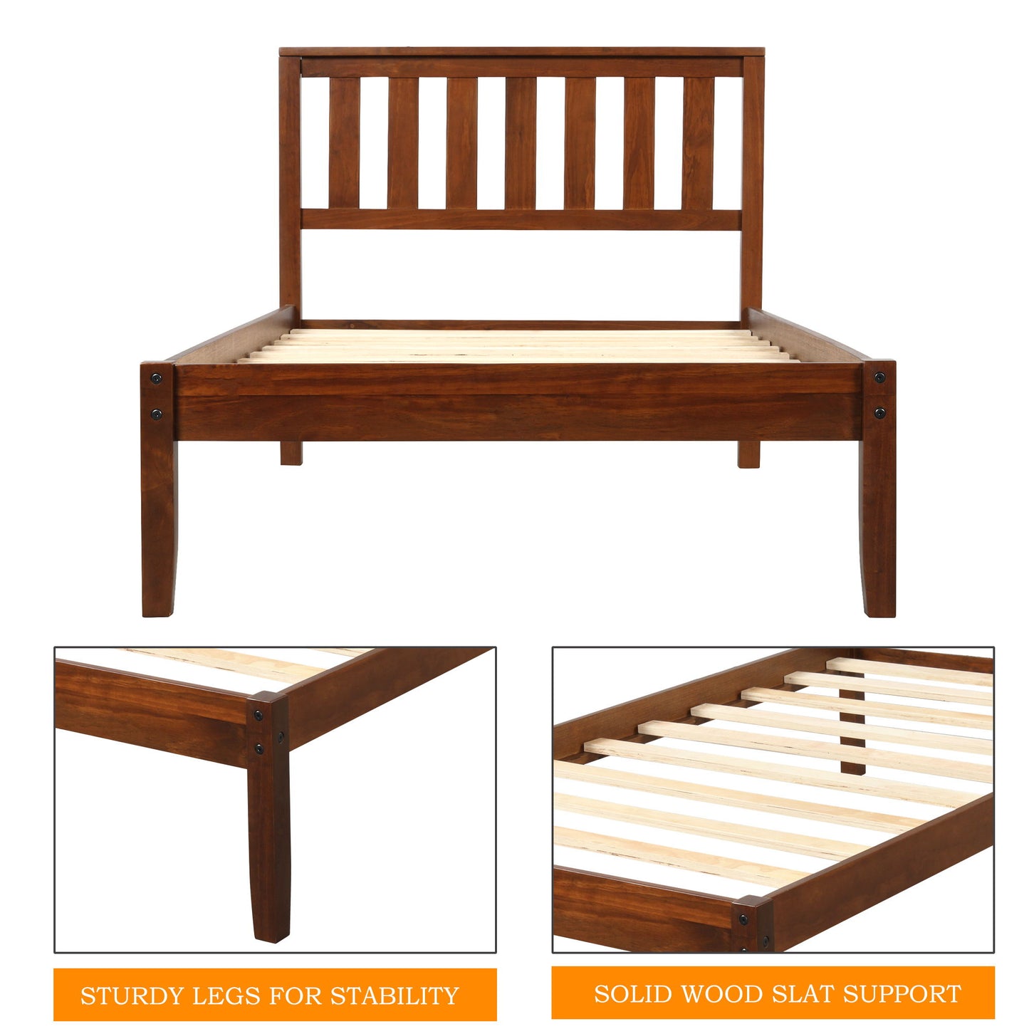 Platform Bed With Headboard, Footboard, Slat Support - The Sleep Loft - Online Mattress Showroom NYC