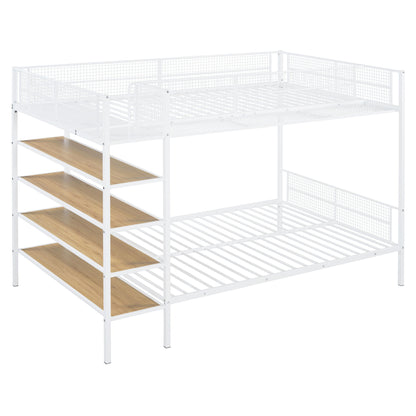 Bunk Bed With 5 Tier Shelves - The Sleep Loft - Online Mattress Showroom NYC