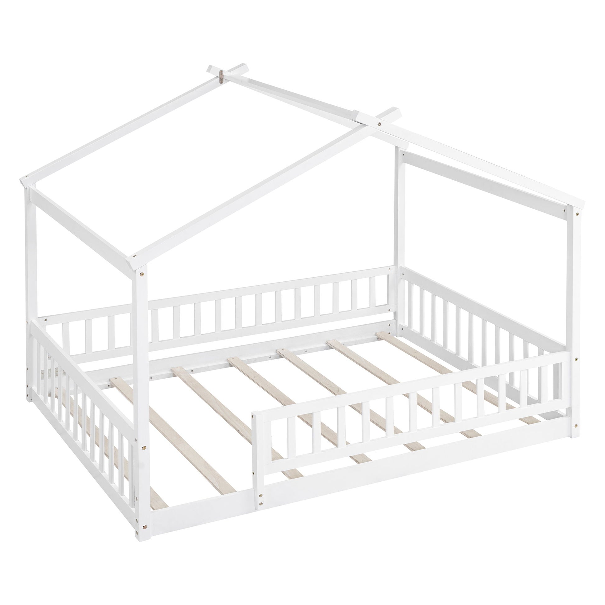 Bed House Bed Frame With Fence - The Sleep Loft - Online Mattress Showroom NYC