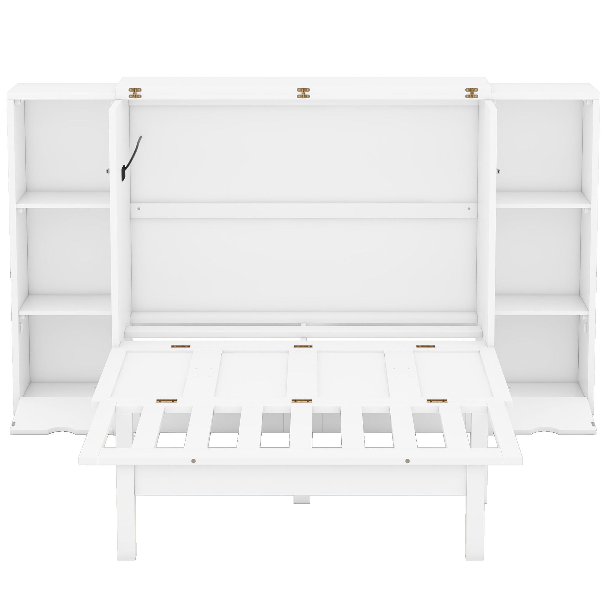 Murphy Bed With Shelves, Drawers And USB Ports - The Sleep Loft - Online Mattress Showroom NYC