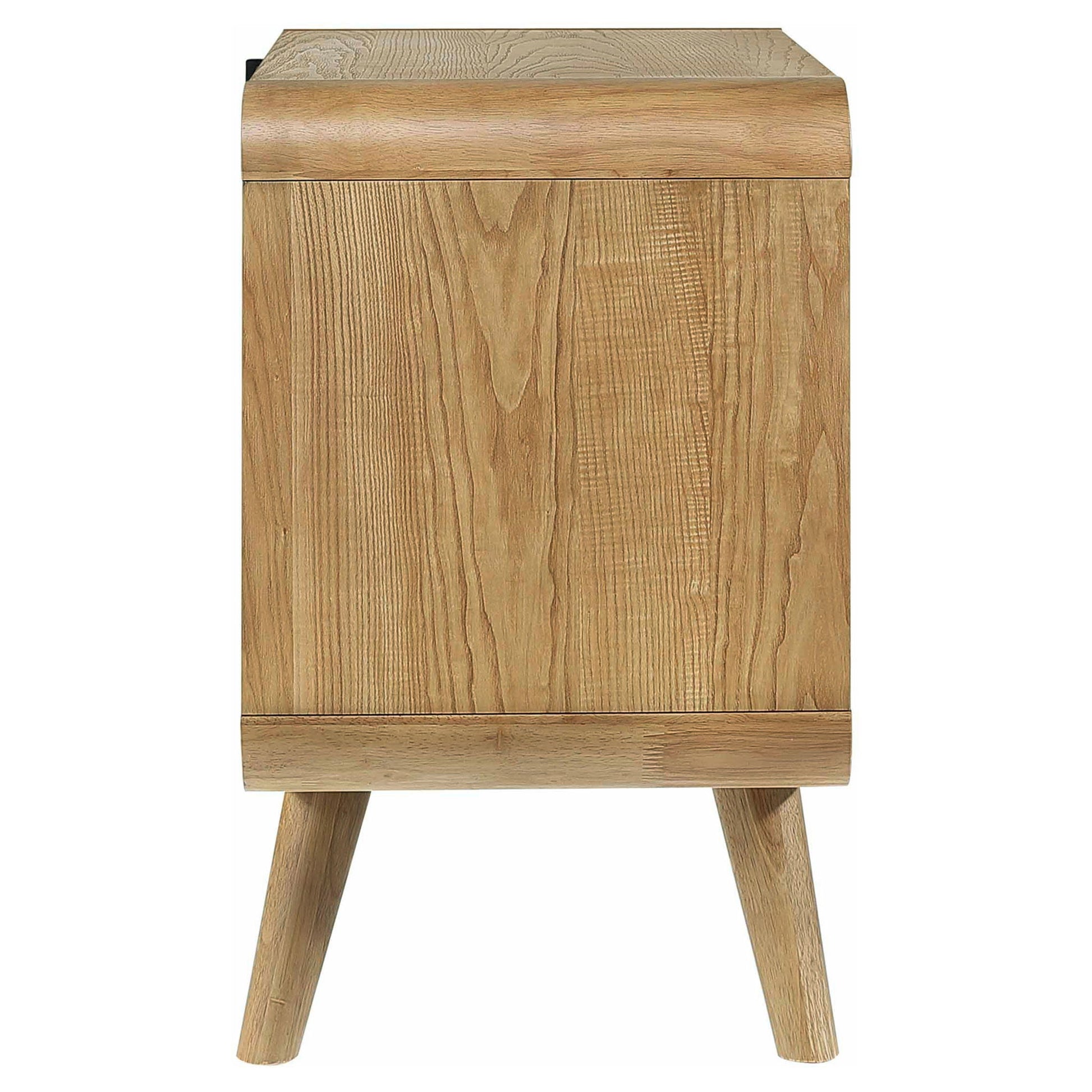 Winston - 2 Drawer Nightstand - Ash Brown - The Sleep Loft - Online Mattress Showroom NYC