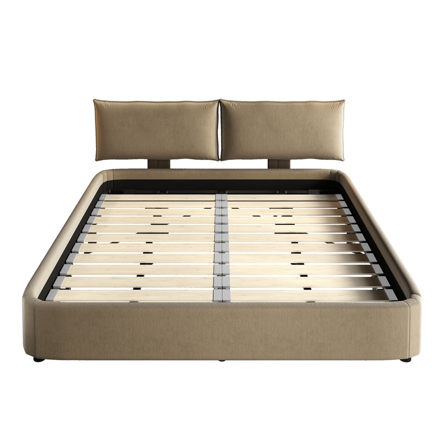 Cloud Bed Frame With Oversized Padded Movable Headboard - The Sleep Loft - Online Mattress Showroom NYC