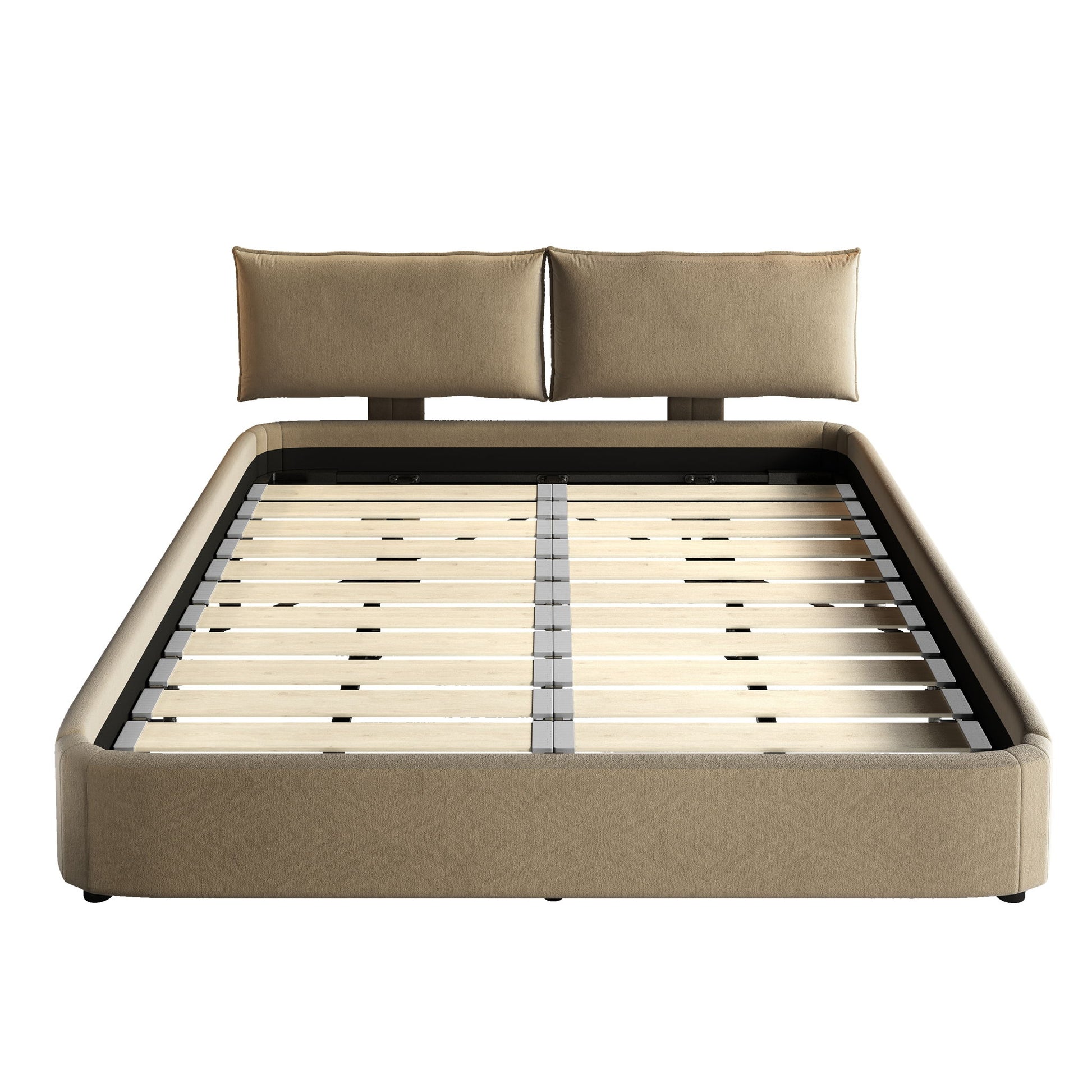 Cloud Bed Frame With Oversized Padded Movable Headboard - The Sleep Loft - Online Mattress Showroom NYC