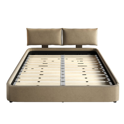 Cloud Bed Frame With Oversized Padded Movable Headboard - The Sleep Loft - Online Mattress Showroom NYC