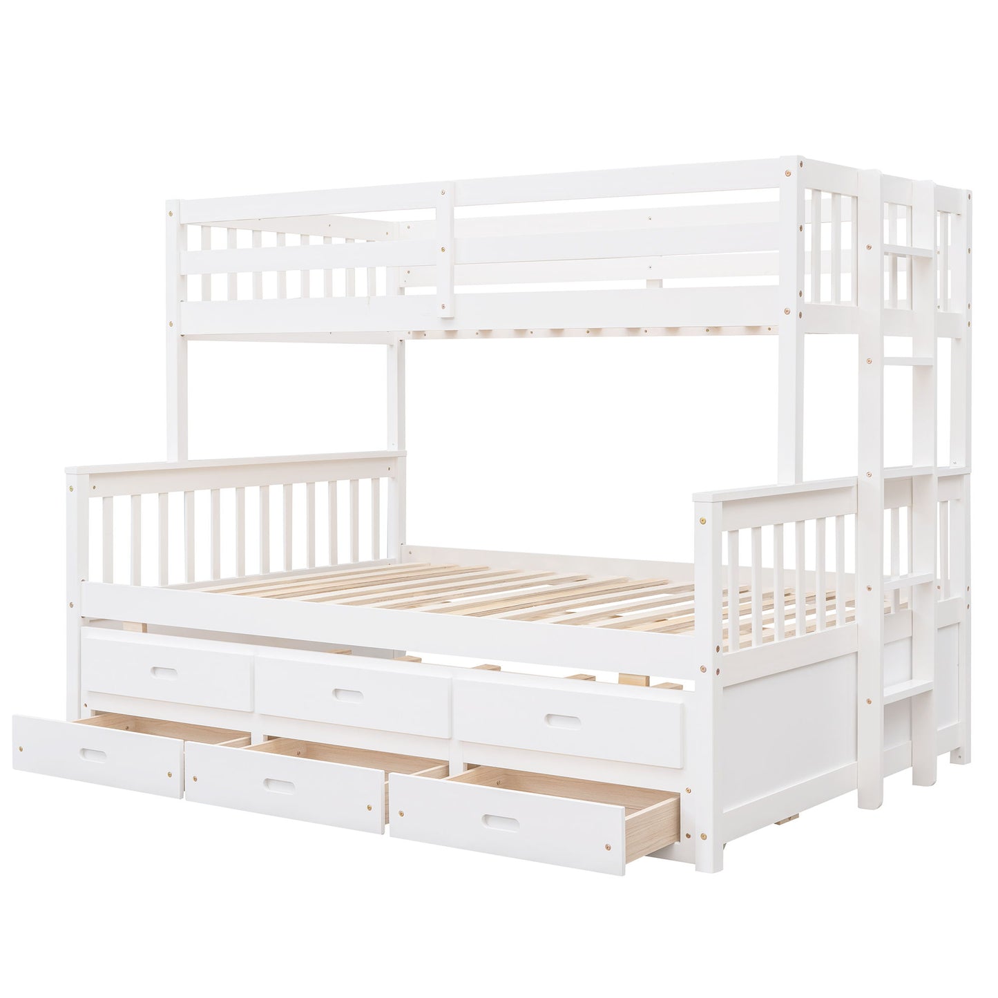 Bunk Bed With Twin Size Trundle And Drawers - The Sleep Loft - Online Mattress Showroom NYC