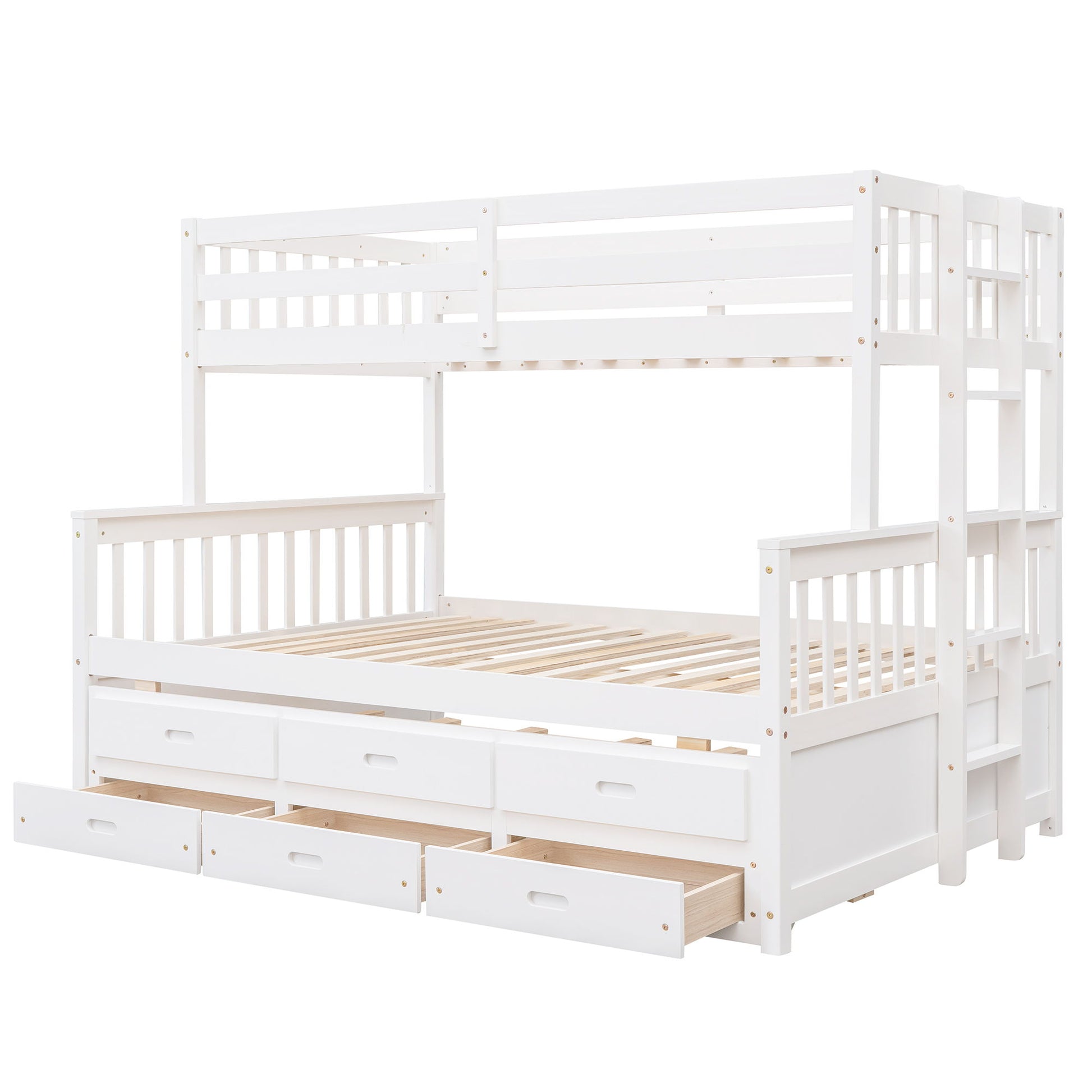 Bunk Bed With Twin Size Trundle And Drawers - The Sleep Loft - Online Mattress Showroom NYC