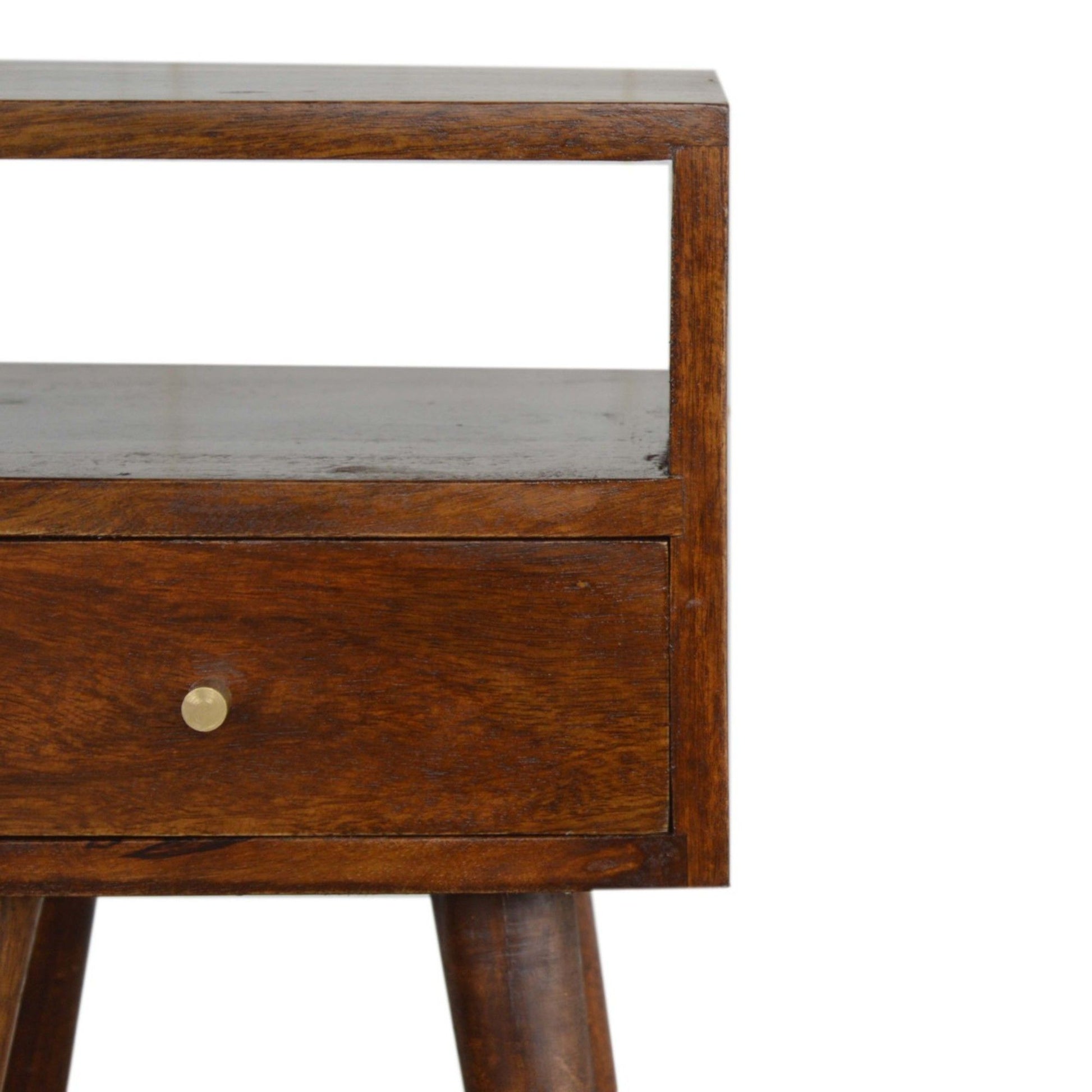 Solid Wood Mini Nightstand - The Sleep Loft - Online Mattress Showroom NYC