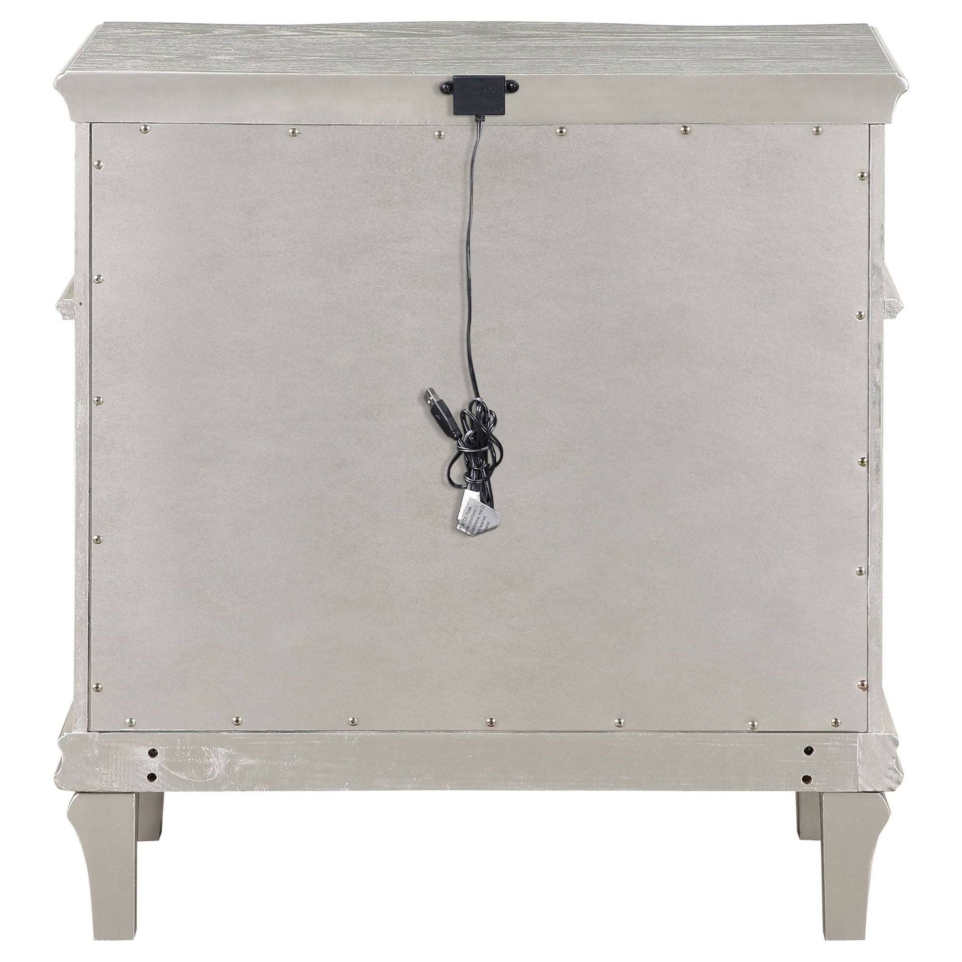 Evangeline - 3 Drawer Nightstand - Oak - The Sleep Loft - Online Mattress Showroom NYC