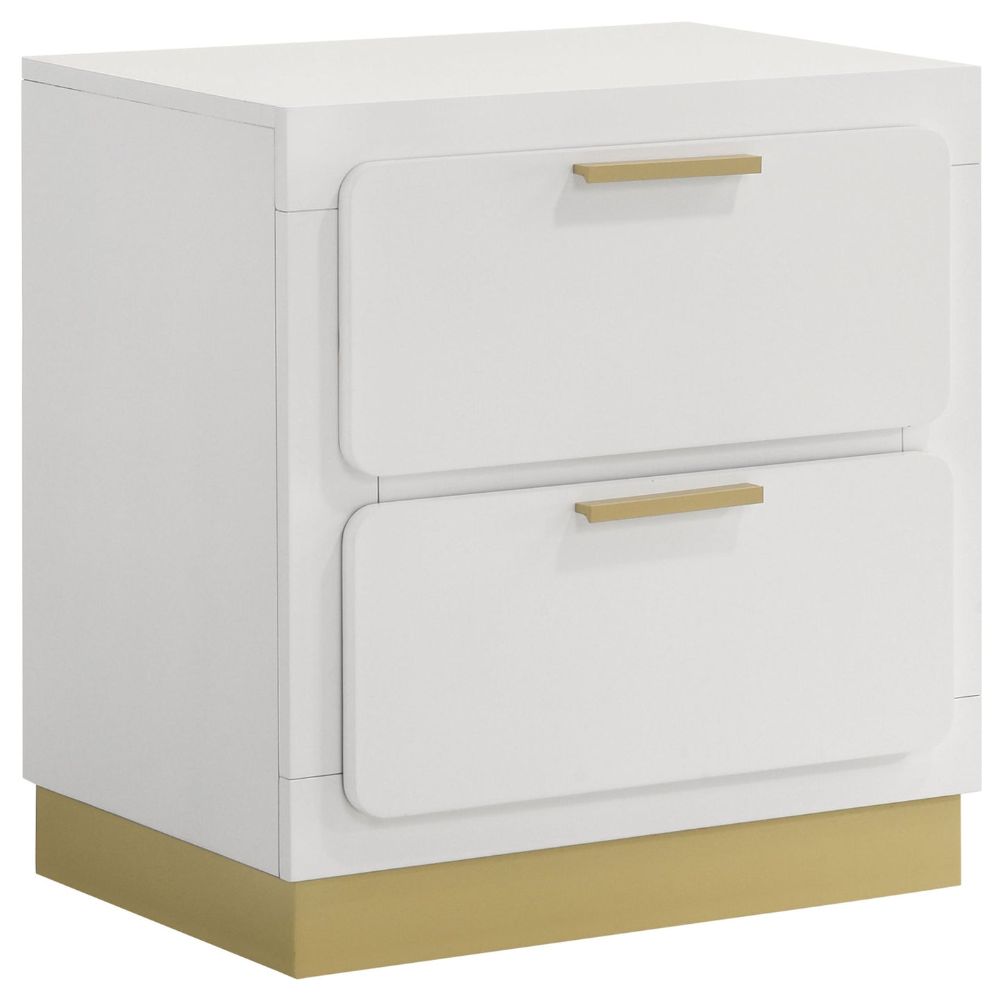 Modern Luxury Nightstand With 2 Drawer Storage - The Sleep Loft - Online Mattress Showroom NYC